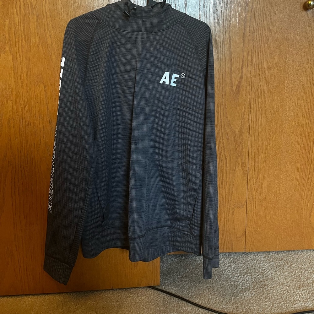 Grey mens size medium American eagle hoodie